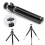 Portable Tripod with Ball Head Mount and Pan Tilt Functionality, Lightweight Mini Tripod for Flexible Camera Positioning, Adjustable Height Stable 4