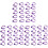 60Pcs Purple Cake Decorating Icing Bag Rings for Secure Sealing 1