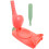 2Sets Praktische Dumpling Maker Roze, Non-Stick Deegpers Voor Keuken 3