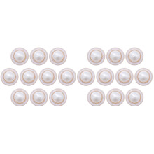 2 Pieces Pearl No Sew Buttons Round Bulk Sewing Stud Clothing Pin