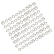 500Pcs Silver Jewelry Findings Flower Bead Caps Metal Spacer Caps DIY