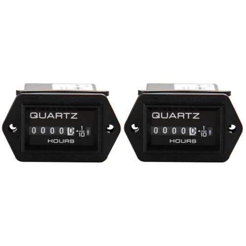 2pcs Tachometer Hour Meter Timer