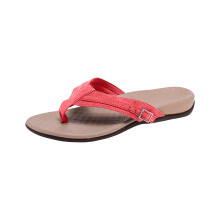 Willtoo Womens Flip Flops Comfortable Outdoor Fasciitis Orthopedic Thong Walking Sandals Lightweight Non-Slip Summer Beach Slippers
