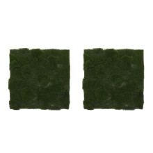2Pièces Mousse Artificielle Pour Décor Maison Jardin
