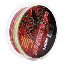 Linha trançada colorida de alta visibilidade, resistente à abrasão, para pesca com durabilidade inabalável e sensibilidade zero.