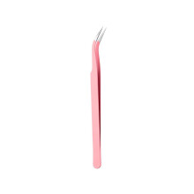 Curved Angled Tweezers for Precision Work, Stainless Steel Tweezers for Electronics Crafts, Jewelry Making Tool