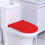 Couvercle de toilette extensible et lavable avec fond élastique 1