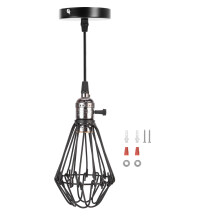 Vintage Chandelier Style, Solid And Durable High Quality Metal Structure Adjustable Chain_Hanging Line Industrial Pendant Light For Corridor Living