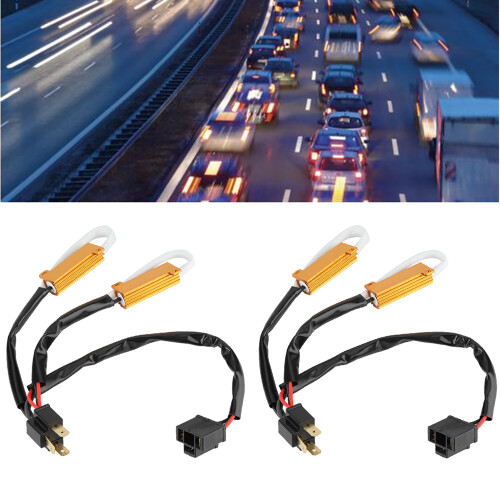 Προσαρμογέας ρελέ για προβολείς H4 9003HB2LED, κιτ αποκωδικοποιητή LED Plug and Play με 1