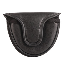 Easy On/Off Strong Hook And Loop Fastener Closure Half Mallet Putters Compatible Headcover, Ultra Thick3Layers For Golf Clubs Custom Fit Putter