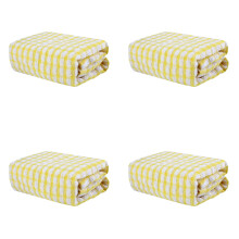4-Pack 11.8"x11.8" Cotton Dish Towels, Absorbent & Quick-Dry for Kitchen Cleaning, Washing, Scrubbing