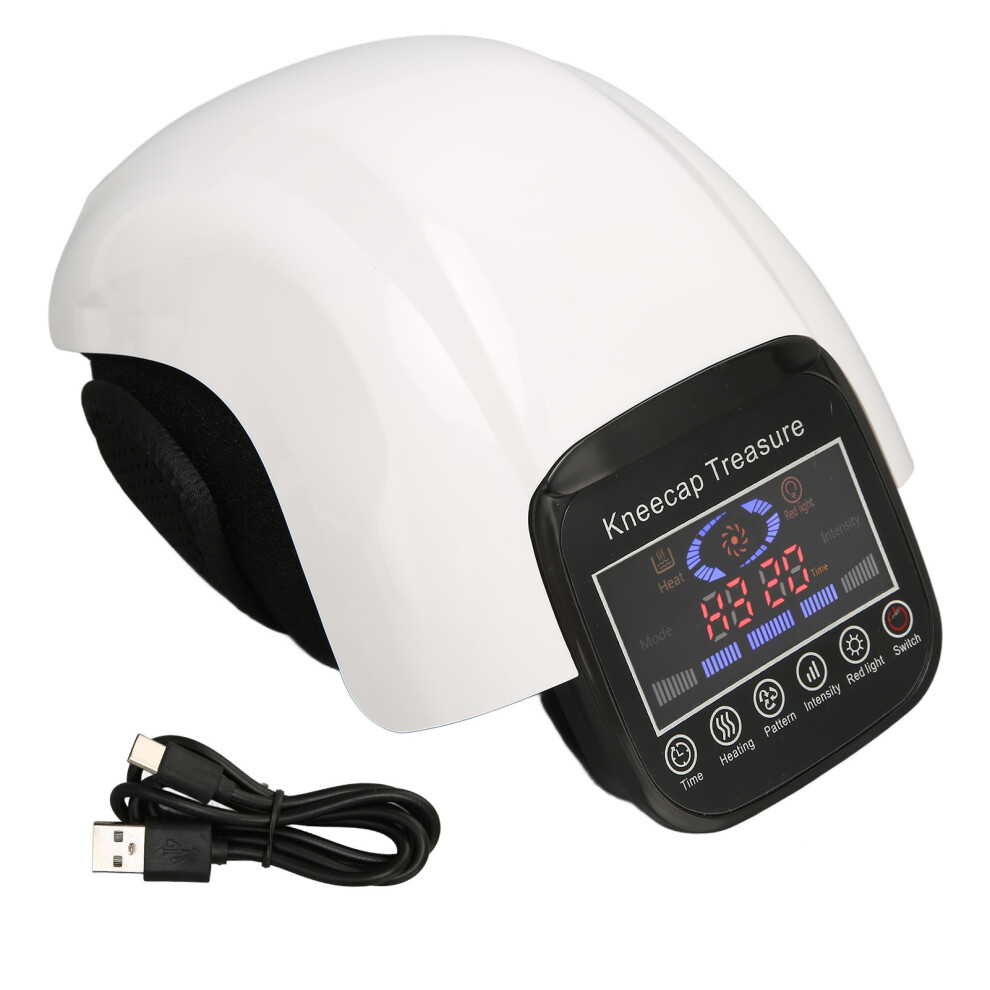 Red Instant Relief Pro, Light Therapy, Vibration Modes, Ergonomic Design For Optimal Fit, Portable And Rechargeable, Your Companion For Knee Health