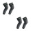2Pcs Multi-Function Nylon Knee Sleeve Breathable for Sports 7