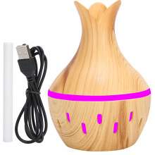 Luchtbevochtiger met koele mist voor aromatherapie, geluidsarme diffuser voor etherische oliën met een grote capaciteit van 300 ml, elegant ontwerp