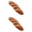 2Pcs Simulation Realistic Food Bread PU Fake Bread for Display 6