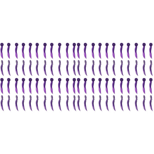 100Pcs Practical Purple Plastic Wedges for Dentist Use 1
