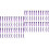100Pcs Practical Purple Plastic Wedges for Dentist Use 4