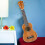 Μίνι Ukulele 21 ιντσών με πλαστικό δέσιμο, δεμένο πάνω μέρος, πίσω μέρος και ταστιέρα, 5