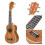 Μίνι Ukulele 21 ιντσών με πλαστικό δέσιμο, δεμένο πάνω μέρος, πίσω μέρος και ταστιέρα, 7