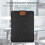 Capa para laptop com design moderno e fino para dispositivos de 13 polegadas, capa de feltro com acabamento elegante e forro impecável, resistente e 3