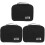 3Pièces Étui Voyage Protection Et Accessoires Noir Polyester 1