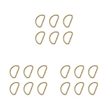 300St Gouden D Ring Buckle Voor Leren Riemen En Backpacks