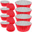 300Pcs Food-Grade Red Cupcake Liners Baking Cups with Striped Design 2