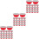 300Pcs Food-Grade Red Cupcake Liners Baking Cups with Striped Design 6
