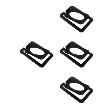 4Pièces Support Son Métal Noir Incliné Stabilisateur Pour Bureau
