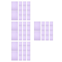 400Stk Violettes Geschenk- Und Blumenpapier Aus Reißfestem Papier