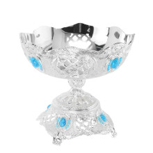 Corbeille Fruit Vintage Zinc Alliage Pied Pour Salon Cuisine