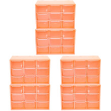 6Stk Kleine Aufbewahrungsboxen Rosa Mit Schubladen Für Ordnung