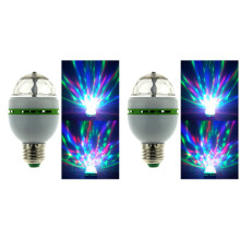 2Pièces Ampoule Rotative LED Rgb Puissante Pour Événements