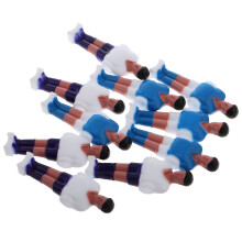 10Pièces Figurines -Foot Résine Compactes Pour Enfant