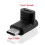 Επέκταση δεξιάς γωνίας USB C, εξοικονόμηση χώρου, σχεδιασμός 90 μοιρών πάνω και κάτω, 3