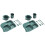 2Ensembles Kit Assiettes Compartimentées Bébé Vert PP 1
