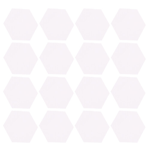100Pièces Papier De Couture Pour Patchwork Modèles Hexagone Blancs