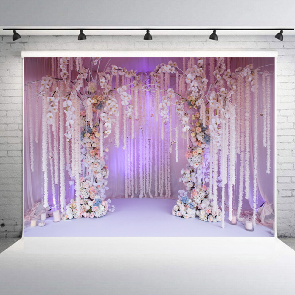 2.1M X 1.5M Photography Backdrop For Wedding & Party, 7X5ft Polyester Portrait Prop 5071387382558