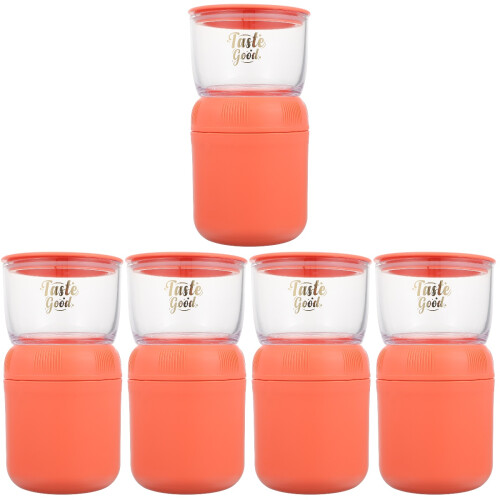 5Sets Roze Kind Ontbijtbeker Met En Gecertificeerde Materialen 2
