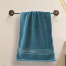Baumwoll-Handtücher für Bad, Fitnessstudio, Hotel & Spa – weich, saugfähig, dekorativ, türkis, 34 x 74 cm