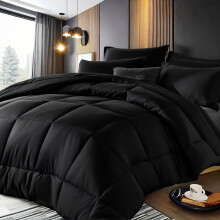 Luxe geruite dekbedset (5/7 stuks), gemaakt van zachte microvezel, lichtgewicht en ademend – een complete beddenset voor alle seizoenen, geschikt