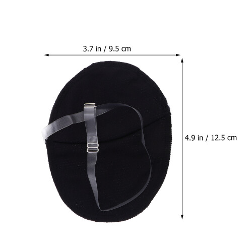 1Paar Absorberende Zweetpads Onderarm Polyester Met Verstelbare Band 1