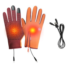 Verwarmde handschoenen voor dames en heren, geschikt voor touchscreen, USB-voeding, water- en winddicht – winterse warmte voor skiën en fietsen