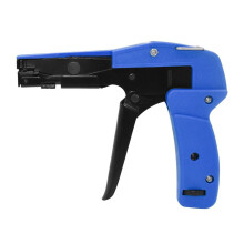 Ergonomischer, handbetriebener Kabelbinder, kompatibel mit scharfen und verschleißfesten Schneidwerkzeugen (SPE) und