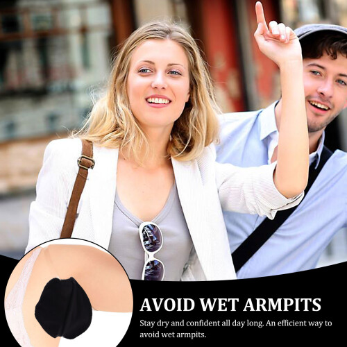 1Paar Absorberende Zweetpads Onderarm Polyester Met Verstelbare Band 2