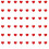 Love Heart Cupcake Toppers Red 48 PCS 1