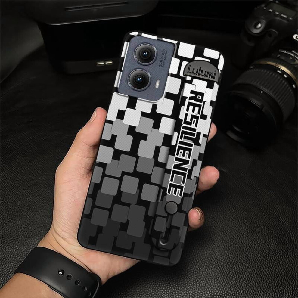 Moto Edge 5G 2024 Phone Case Â Durable Silicone, Waterproof, Dirt-Resistant, Kickstand, Plain Geometry Design 9482726231189