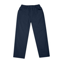 Pantaloni chino da ragazzo, blu navy, con tasche, taglia 12-13
