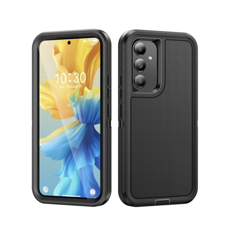 Shockproof Rugged 3-Layer Case For Samsung Galaxy A54 5G (6.4"), Dust & Drop Proof, Â Compatible With Galaxy A54 (5G) Black 9482726230427