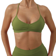 Soutien-gorge de sport pour femme avec bretelles amovibles, séchage rapide, idéal pour le yoga